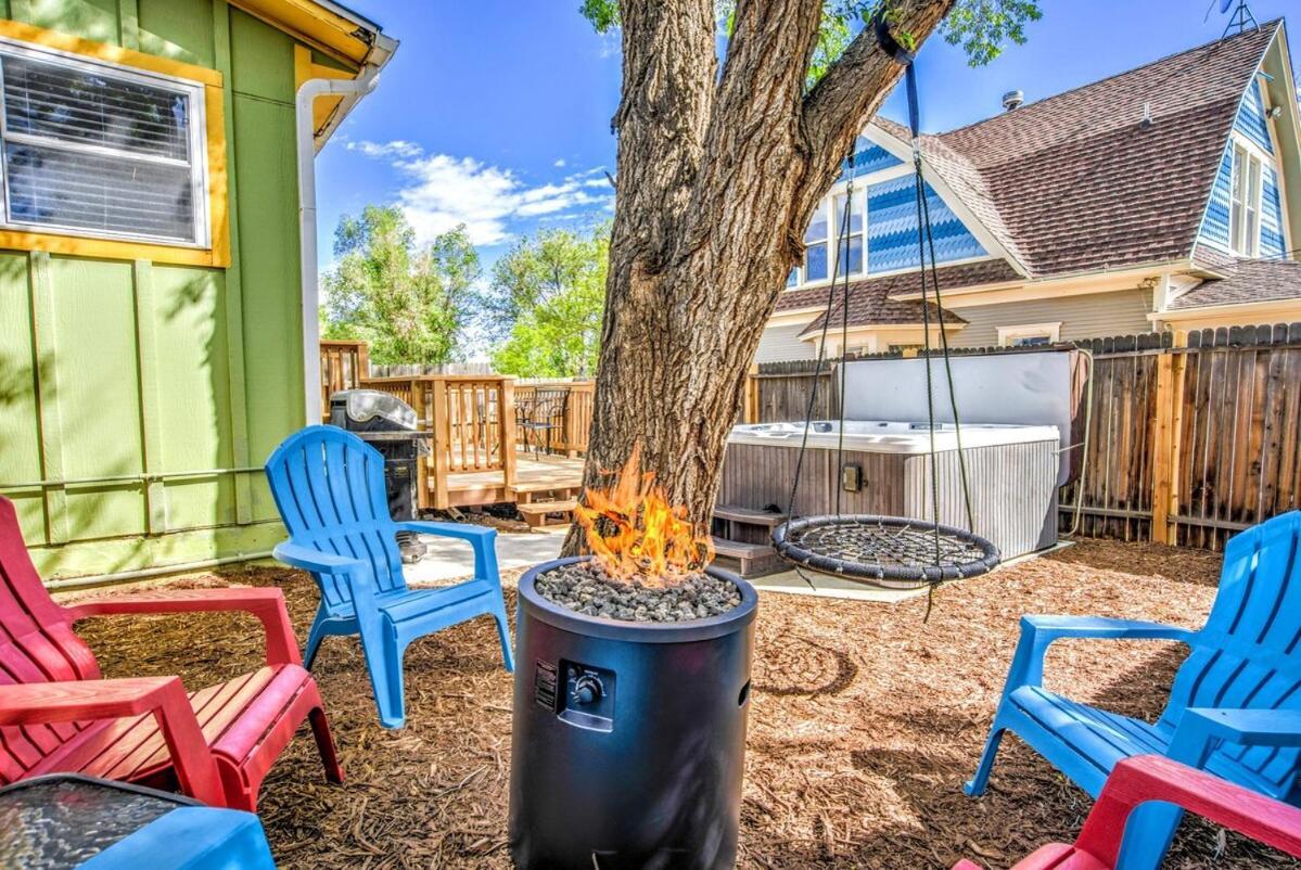 The Vibrant Victorian Hot Tub & Fire Pit In Occ Colorado Springs Exterior foto
